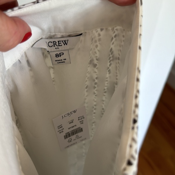 NWT J. Crew snake pleated skirt - Picture 6 of 7